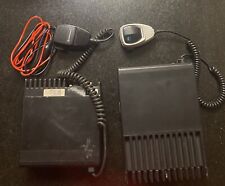 Lot Of 2 Motorola Maxtrac Radios With Mic Cigarette Lighter Charger Tested
