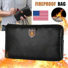Waterproof Money Bag Fireproof Document Bag Fire Safe Cash Pouch Envelope Holder