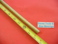 716 Diameter C360 Brass Solid Round Rod 14 Long New Lathe Bar Stock H02 .437
