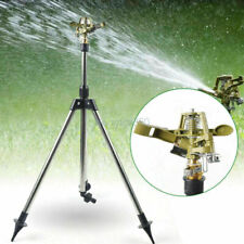 Lawn Tripod Sprinkler Irrigation Equipment Adjustable 360 Spray Watering New