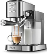 6in1 Automatic Espresso Coffee Machine With Milk Frother Cappuccino Latte Maker