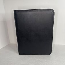 Portfolio Binder Faux Leather Business Professional Folder Notepad Holder
