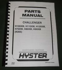 Hyster H70xm H80xm H90xm H100xm H110xm H120xm K005 Forklift Truck Parts Manual