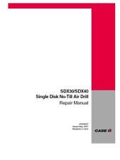 Case Ih Sdx30sdx40 Single Disk No Till Air Drill Service Manual