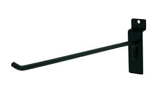 50 Black 10 Slatwall Peg Hooks Slat Wall Retail Display 6mm Diameter Tubing
