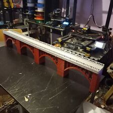 36 Big Ho Scale Two Lane Brick And Steal Truss Arch Bridge. Conectable Sections