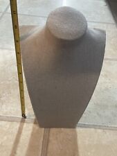 Linen Jewelry Display Bust Neck Form Jewelry Stand For Retail 11