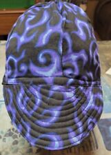 Welding Cap Made With Purple Flames