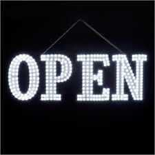 Ultra Bright 40x14 Large Led Open Sign For Business With Hanging Installation