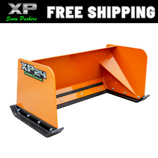4 Xp24 Snow Pusher Skid Steer Quick Attach Kubota Orange - Free Shipping
