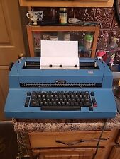 Ibm Correcting Selectric Ii Typewriter Vintage Stunning Blue Works