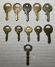 Vintage Master Lock Padlock Key Lot Of 11