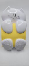 Post-it Pop Up Sticky Notes - White Kitty Cat Dispenser - Paperweight
