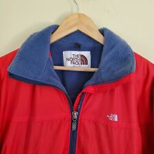 Vintage The North Face Ski Red Jacket Versatech Brown Label 80s Made In Usa Sz M