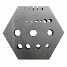Hexagonal Riveting Anvil Jeweler Multi-functional Bench Hex Steel Block Drilling