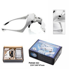 5 Lens Dental Loupes Medical Magnifier Glass Surgical Binocular Head Led Light