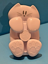White Post-it Kitty Cat Figure Cat-330 Pop-up Note Dispenser For 3x3 Notes