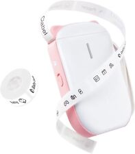 Clabel Label Maker 520b Bluetooth Label Maker Machine With Tape Mini Pink