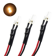 20pcs Pre-wired Resistor 26awg 20cm Wire Warm White 2mm Led Lamp Light 12v