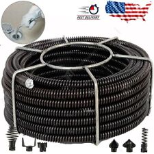 60 X 58 Sectional Pipe Drain Cleaning Cable Sewer Cable Fits Ridgid