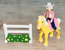 Fisher Price Loving Family Horse Rider Stable Fence Friendship Pony Lot Of 3