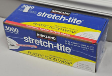 Kirkland Signature Stretch Tite Plastic Film Food Wrap 3000 Ft X 12 12 In Wide