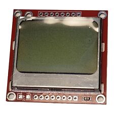 Lcd Module Red Backlight Adapter Pcb For Nokia 5110 84x48 84x84 Us Shipping