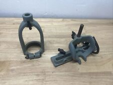 Vintage Delta Rockwell Drill Press Mortising Attachments 2 Parts Iron