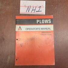 Allis Chalmers 2000 Series Semi-mounted Plows Operators Manual