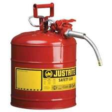 Justrite Type Ii Accuflow Safety Can 5 Gal Red Hose - 1 Ea 400-7250120