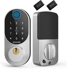 Fingerprint Smart Lock Smonet Keyless Entry Door Lock Electronic Keypad Deadbolt