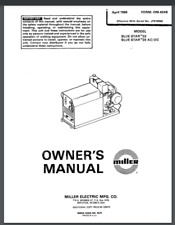 Miller Blue Star 2e 2e Acdc Welder Owner Manual 36 Pages For Year 1986
