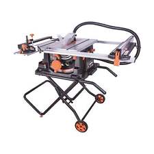 Evolution Rage5-s Pro Jobsite Table Saw With Foldable Stand And 10 In. Multi-ma