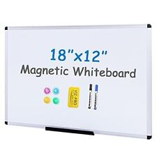Viz-pro White Board Magnetic Dry Erase Board With 1 Eraser 2 Markers Magnet