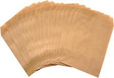 100-pack Small Kraft Paper Treat Bags Flat Favor Bag For Snacks Cookie Popcorn P