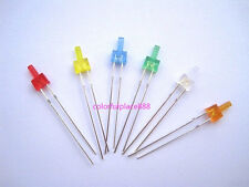 120pcs 2mm Flat Top Diffused Red Yellow Blue Green White Orange Led Diodes Leds