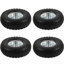4 X 10 Flat Free Wheelbarrow Tires Garden Cart Tires Hand Truck Wheels Tires