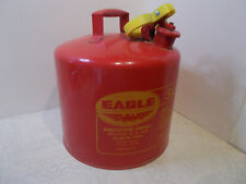 Vintage Eagle 5 Gallon Safety Gas Can Model Ui-50 Fs Type 1 Very Clean