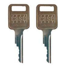 2 Case Heavy Equipment Keys For Backhoe Skid Steer Loader Oem Logo A77313