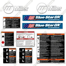 Fits Miller Bobcat Blue Star Dx 185 Decal Kit Generator Welder Decals