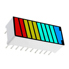 1-10pcs 10 Segment 4 Color Led Battery Bar Graph Light Display Indicator