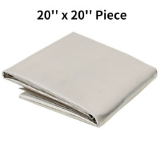 Exhaust Heat Shield Barrier Cloth Silver Thermal Reflective Mat 500500mm