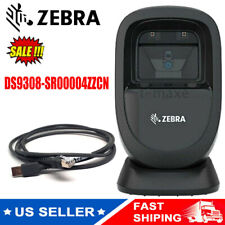 New Zebra Ds9308-sr00004zzcn 2d Handfree Barcode Scanner With Usb Cable Us Stock