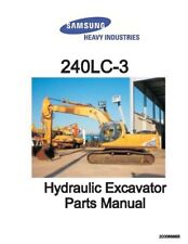 Samsung 240lc-3 Hydraulic Excavator Parts Manual