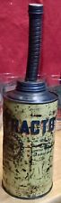 Vintage Tracto  Oil Can With Spout Advertisement-gas Station