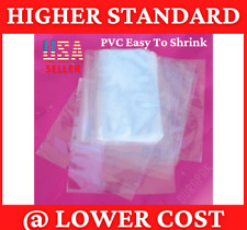 500 Pcs 6.5x9 Cd Dvd Pvc Shrink Film Wrap Flat Bag Heat Shrinking Packaging