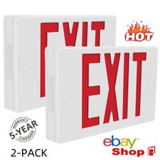 Led Exit Sign With Emergency Lightcommercial Grade Double Sided Fire Exit Light