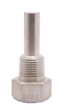 Heavy Duty Thermowell - Stainless Steel 316 2-12 L