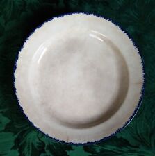 Antique Blue Feather Edge Plate 8 34 Leads Style 19th C