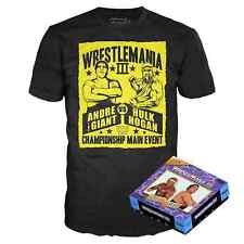 Funko Wwe Wrestlemania Hulk Hogan Vs Andre The Giant Display Ring T-shirt-l